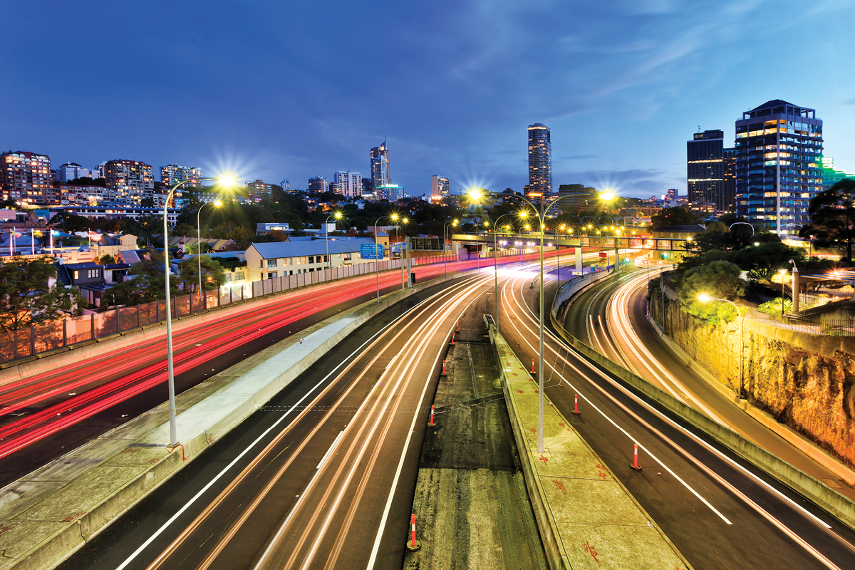 Sydney Freeway Time Lapse