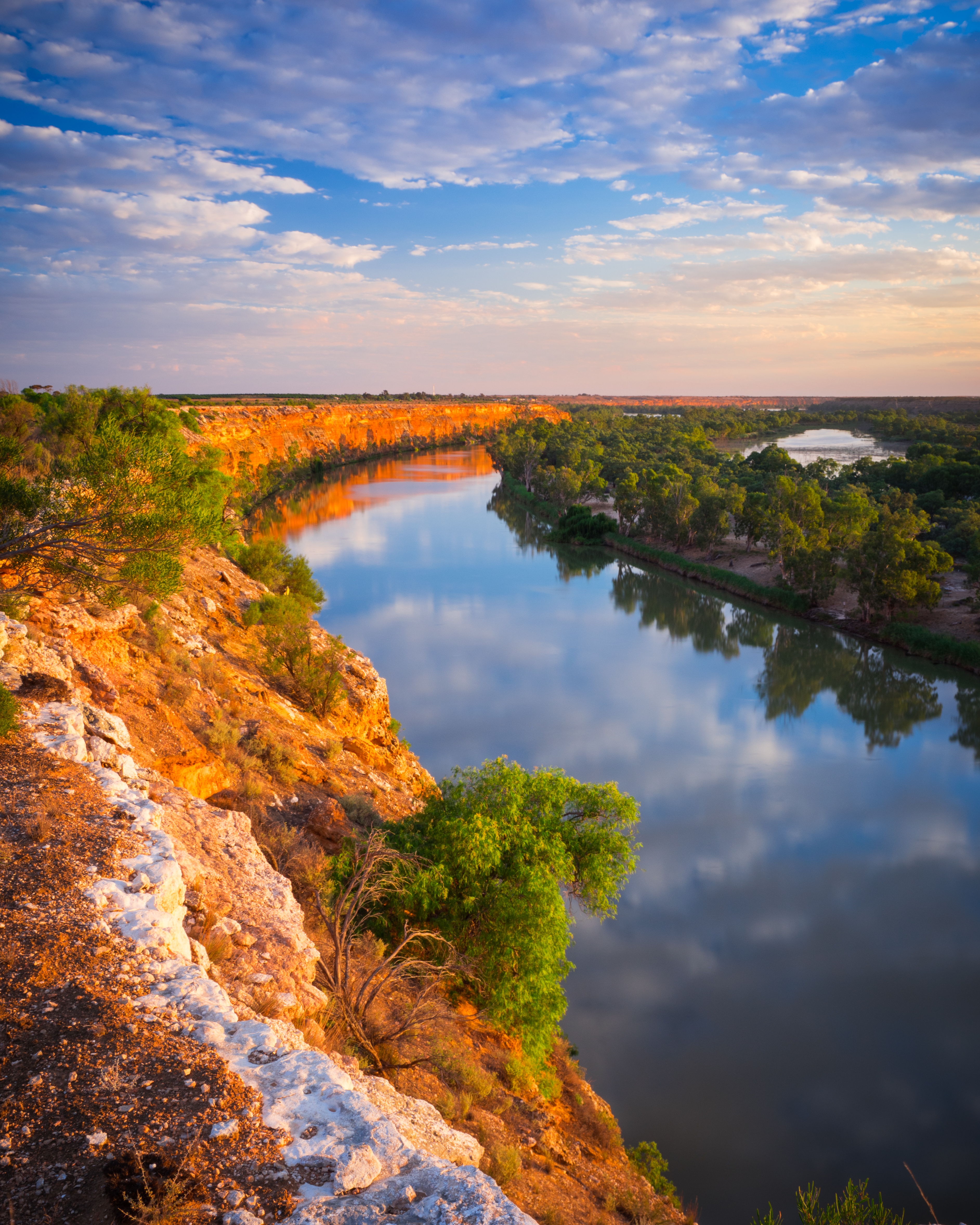 Murray-Darling river sunset