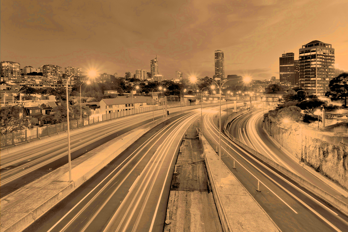 Sydney Freeway Time Lapse