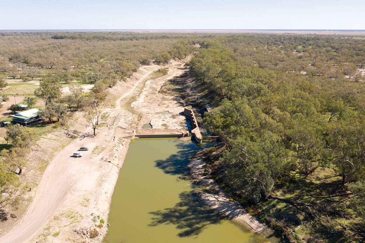 Darling River In Drought